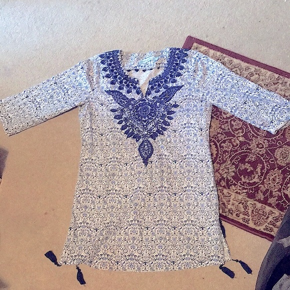 Solitaire Swim Cover-Up Tunic - Picture 5 of 6